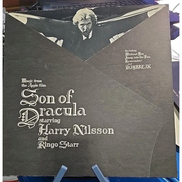 HARRY NILSSON Son of Dracula 1972 Rapple W/ Iron-on & AUTOGRAPHED - Picture 1 of 16